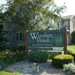 Windsor Pond Apartments entrance sign in Windsor, Wisconsin